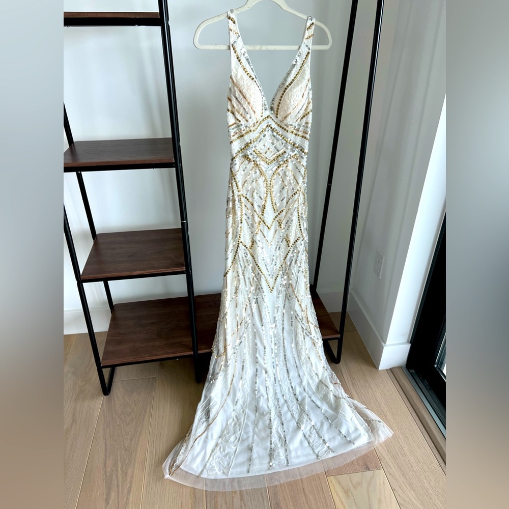 FINAL SALE Embellished Gown dress